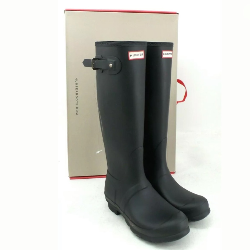 Hunter Women's Black Original Tall Rain Boots NWB